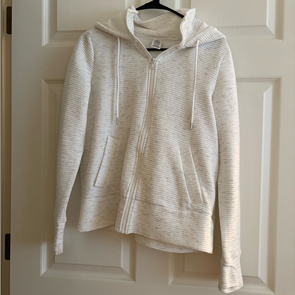 Active Life White Hooded Jacket